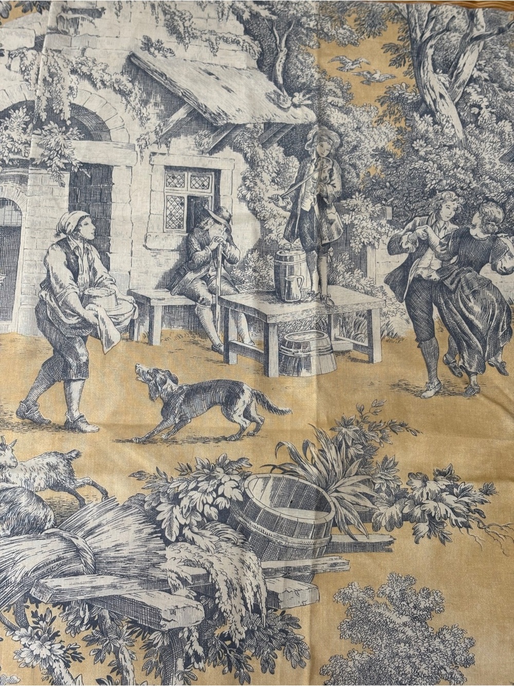 Vintage Kravet Toile Fabric